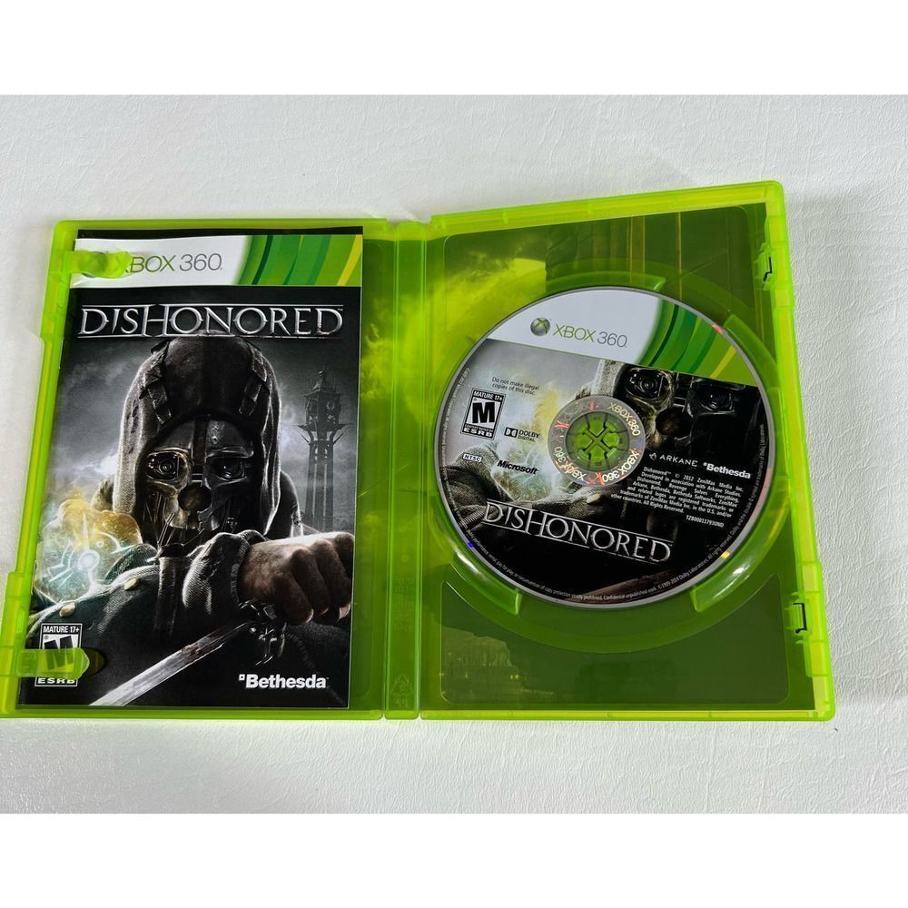 XBOX 360 DisHonored and‎ The Gider Scrools V Microsoft Bethesda - Picture 5 of 5
